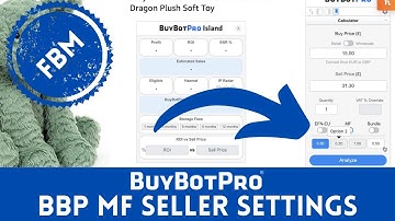 BuyBotPro MF Seller Settings