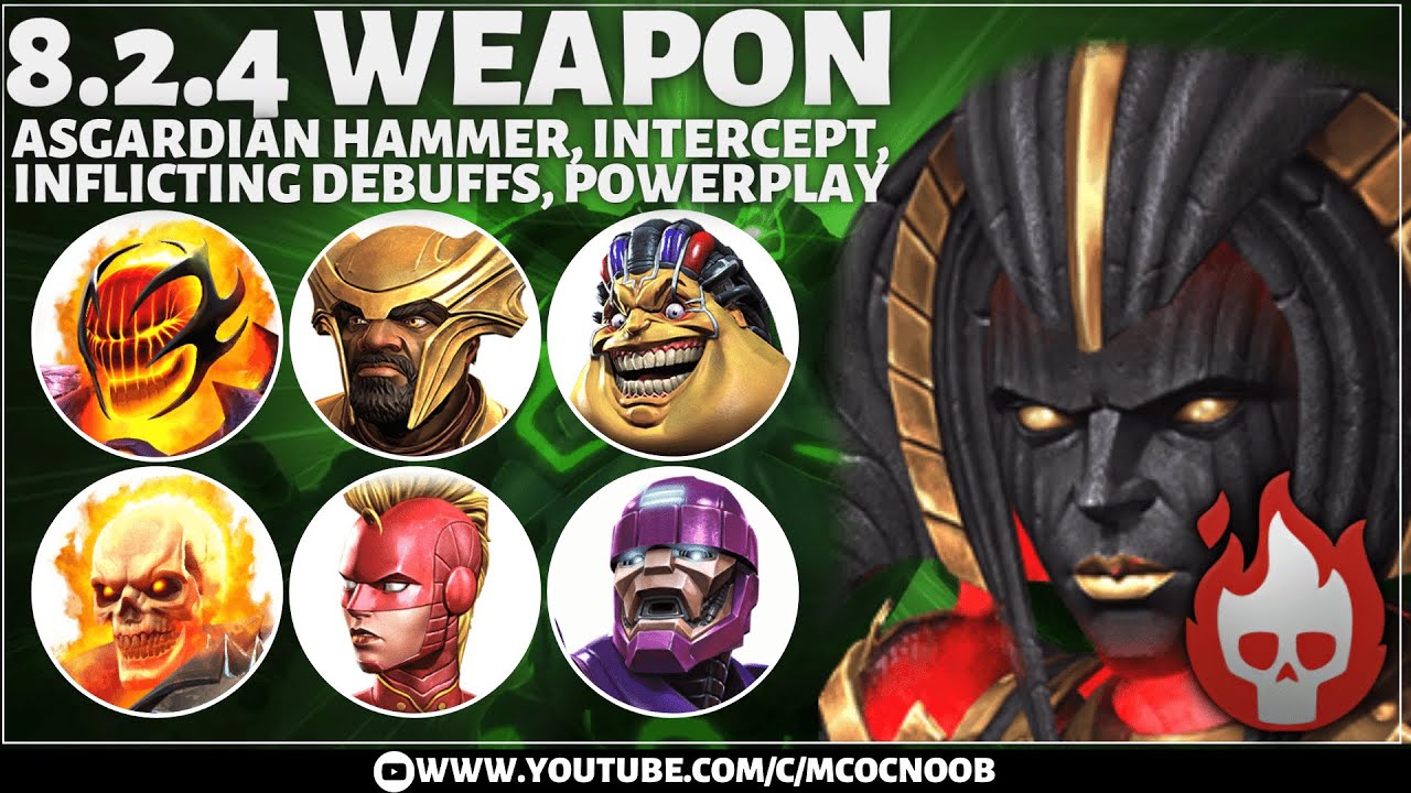 MCOC Act 8.2.4 - Weapon: Asgardian Hammer, Inflicting Debuffs