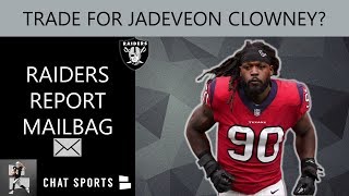 Jadeveon clowney, derek carr & antonio brown are the main topics
discussed in today’s raiders mailbag on latest rumors news heating
up this nfl...