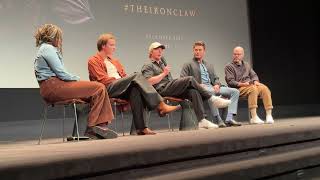 The Iron Claw FYC Q&A with Zac Efron, Jeremy Allen White, Stanley Simons and Director Sean Durkin.