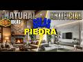 ✨ ¡TRANSFORMA TU SALA AL INSTANTE! 🪨 +45 Ideas con Piedra Natural &amp; Artificia