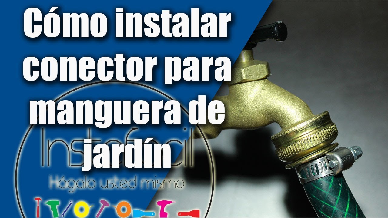 Adaptador para grifo con abrazadera y conector rápido para manguera