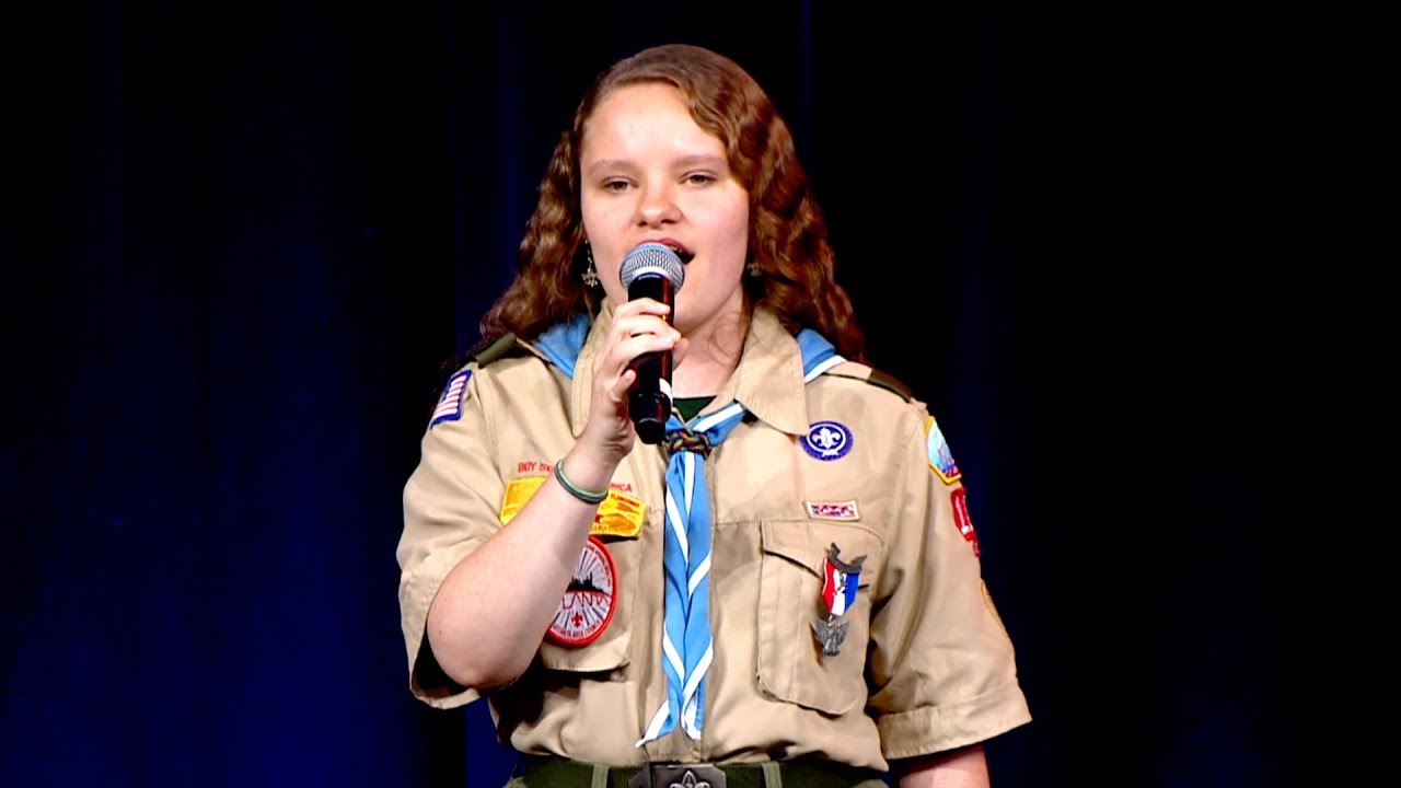 Incredible rendition of the national anthem at the BSA's 2023 National