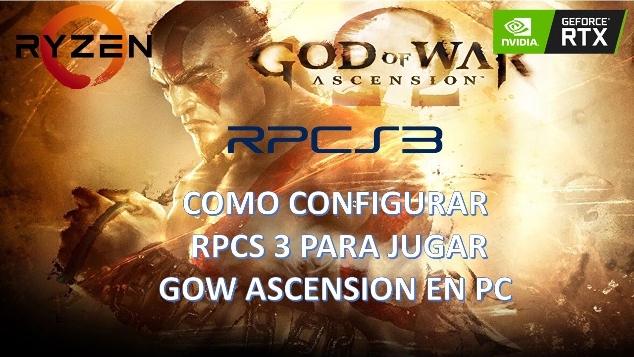 Como Configurar RPCS3 Para Jugar God Of War Ascension en PC - YouTube