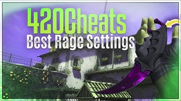 420 cheats Best Rage Settings