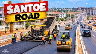 Big Push Road Done,East legon Gate New Asphalting On Santoe Road