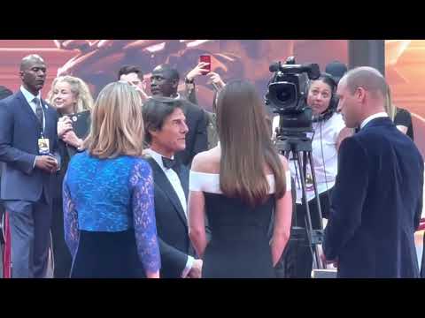 William + Kate Meet Tom Cruise at Top Gun Maverick London Premiere | London 19/5/22