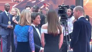 William + Kate Meet Tom Cruise at Top Gun Maverick London Premiere | London 19\/5\/22