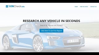VINCheck.info: How Free VIN Check Help You Find the Right Car Safely!