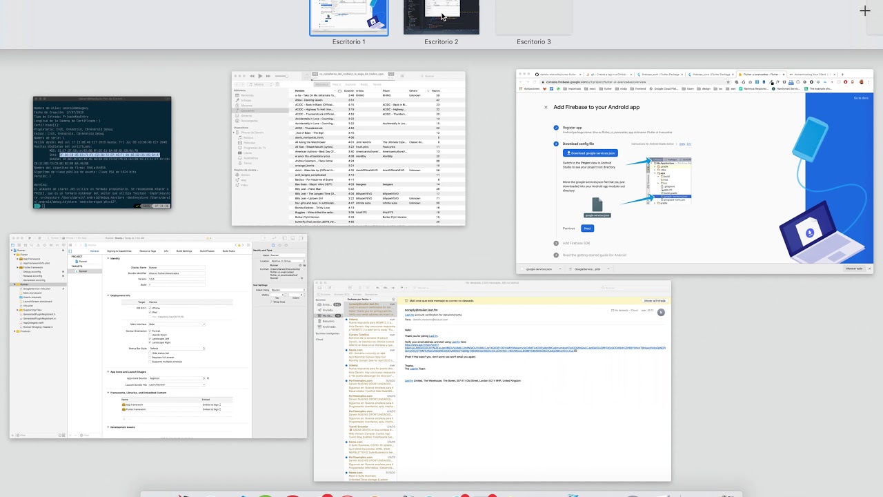Flutter UI & UX avanzado - 17 (Instalando firebase core y firebase auth ...