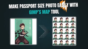 How to Make Passport Size Photos at Home (Free & Easy) | GIMP Tutorial for Beginners