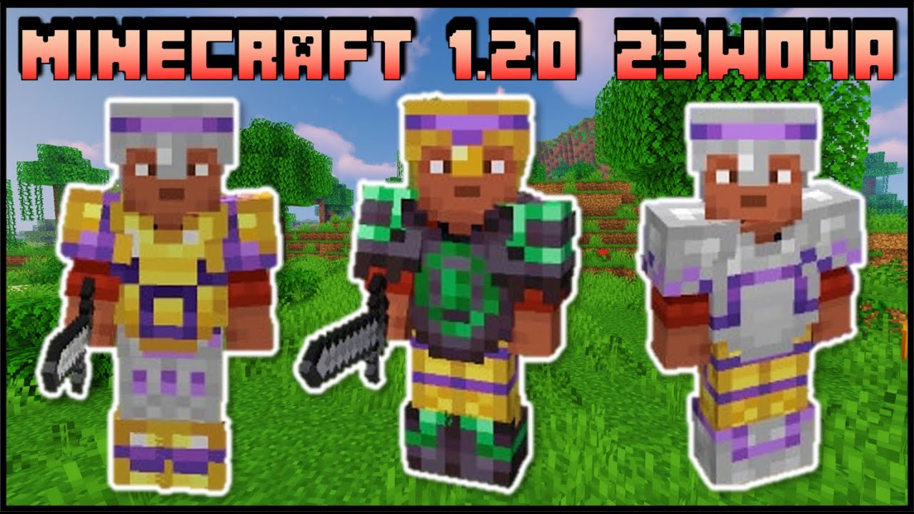 Minecraft 1.20 Snapshot 23w04a Released: Armor Customization, Netherite  Nerf & More