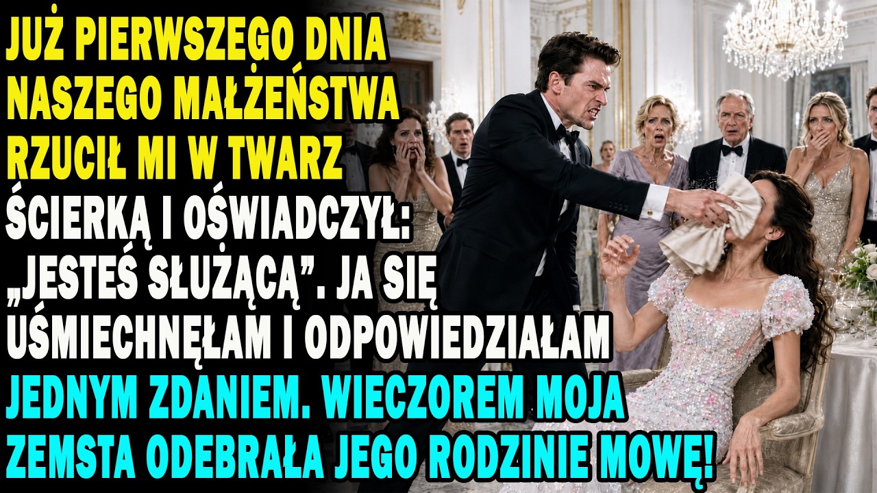 To było tuż po naszym ślubie. Darek rzucił mi w twarz brudną ścierką do naczyń, a tłuszcz spłynął mi po policzkach. „Od teraz pranie i gotowanie to twoja robota” – powiedział, a jego matka stała w...