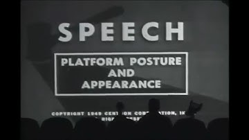 MST3K - Speech: Platform Posture and Appearance
