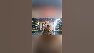 Capy thích tắm mưa và cái kết #capybara