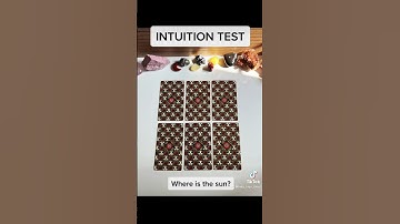 Intuition test! Where is the sun? #intuition #intuitiontest #intuitionpractice #1111