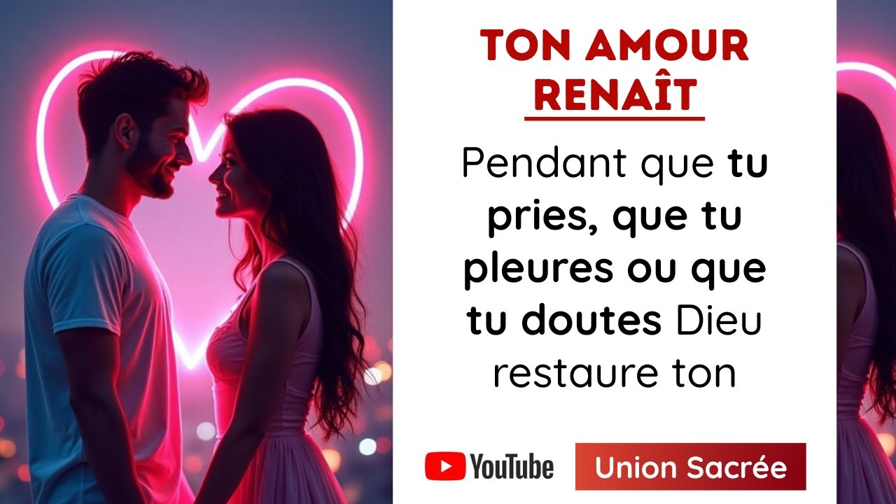 Flammes Jumelles: Pendant que tu pries, Dieu restaure ton amour divin 💖