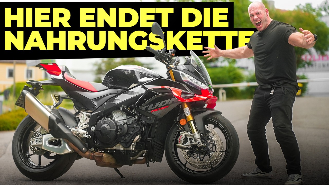 APRILIA TUONO V4 1100 FACTORY ERSTE FAHRT!