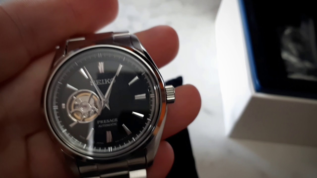 Seiko Presage Automatic SSA357j-1 / 4R38a Skeleton - YouTube