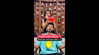 FINISH THE LYRICS (Bollywood)!! 🎤🎈💦 w/ Abby V & Avanti Nagral! 😂 @avantinagral