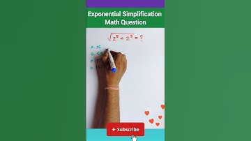 Exponential Simplification Math Question With Square Roots #shorts #maths #simplification #olympiad