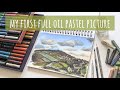 Painting a full Oil Pastels Picture, with Paul Rubens 48 Set and 36 Macaron Colours Set