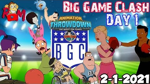 Big Game Clash Day 1 Animation Throwdown The Quest For Cards