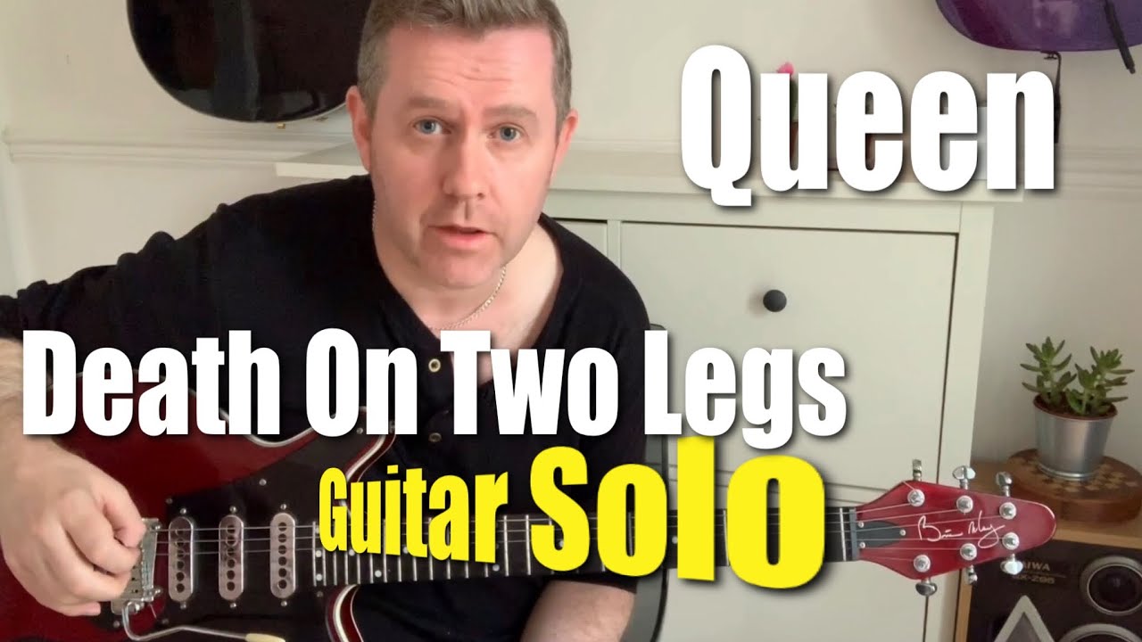 Queen Death On Two Legs Guitar Solo Lesson (Guitar Tab) YouTube
