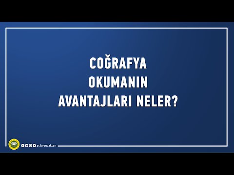 Video: Coğrafyacı olmak ne demektir?