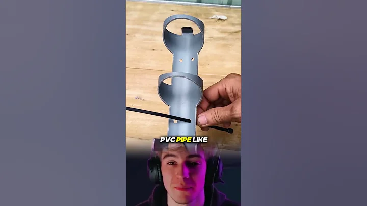 DIY Bike Bottle Holder from PVC Pipe #diy #lifehacks