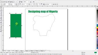 CorelDraw - Map of Nigeria using CorelDraw screenshot 4