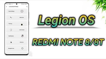 Legion OS v3.4 Unofficial Android 11 Custom ROM ft. Redmi Note 8/8T [Ginkgo/Willow] | REVIEW