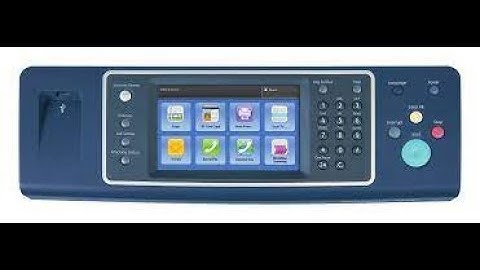 Xerox WC 5855 Network Controller Reset