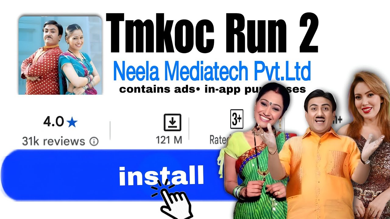 Tried Popular Taraak Mehta Character Games 😍 On Play Store | Tmkoc Game