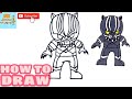 How to draw black panther black panther drawing avengers sk draw studio shorts youtubeshorts