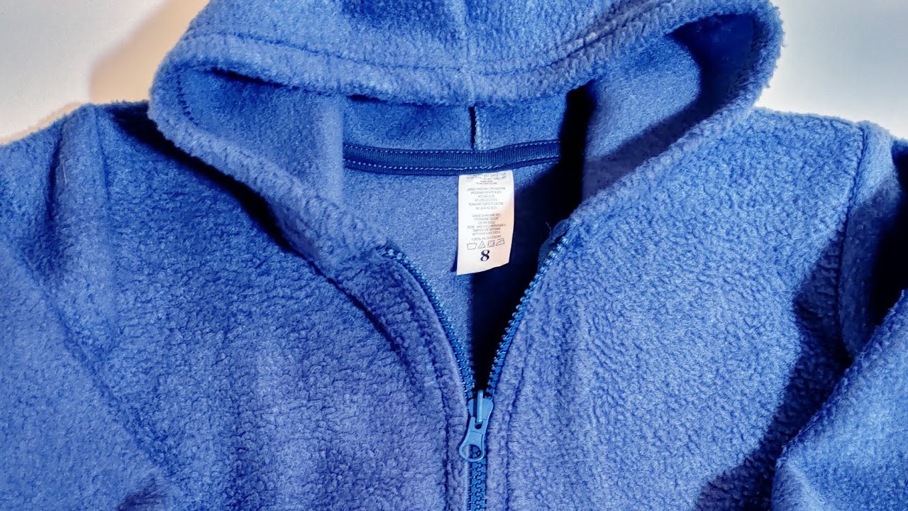 casaca de polar clásico muy fácil de hacer