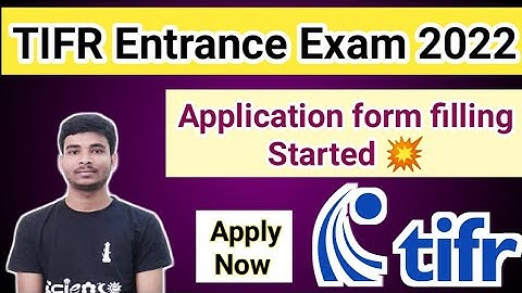 TIFR Entrance Exam 2022 Application form filling Started 💥 || For PhD & Int.PhD || Go & Apply 😊