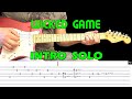 WICKED GAME - Guitar lesson - Guitar intro (with tabs) - Chris Isaak - fast & slow version