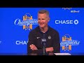 Steve Kerr Postgame Interview | Golden State Warriors beat Milwaukee Bucks 125-116