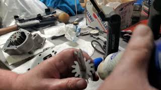 Blueprint M77 Melling Oil Pump For BB Chevy and Install the Blue High Pressure Spring.