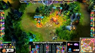 【20140325】LoL 国際交流戦 Rascal Jester vs PKMaster English