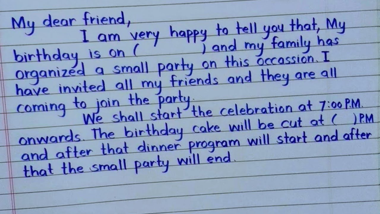 Letter to your friend Formal/Informal letter Beautiful handwriting Letter writing in