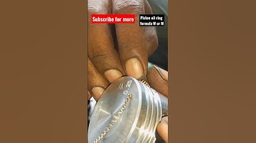 piston ring formula Oil ring setting M or W #engineering #bikelover #engine #bikeengine #tricks