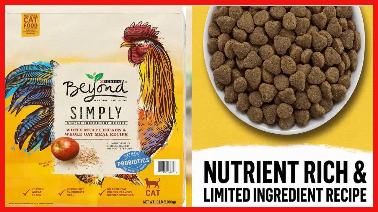 Quality product -  Purina Beyond Natural Limited Ingredient Dry Cat Food, Simply White Meat Chicken