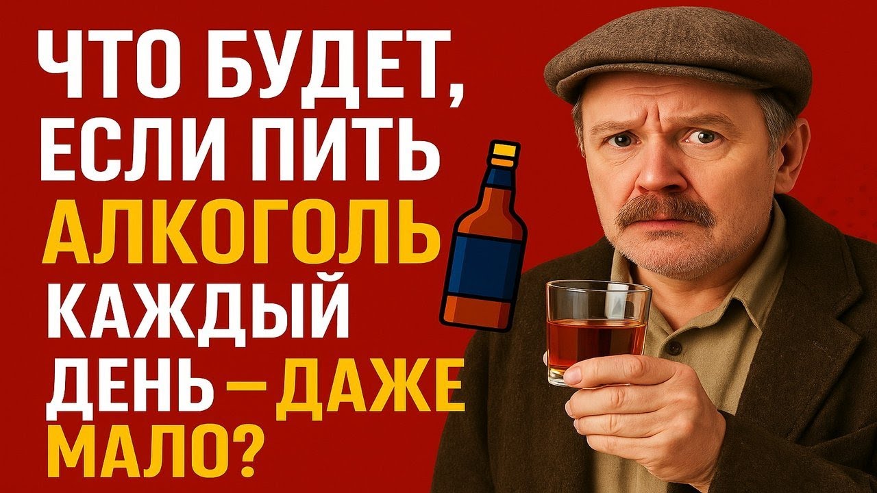 ЧТО БУДЕТ С ТЕЛОМ, ЕСЛИ ПИТЬ АЛКОГОЛЬ КАЖДЫЙ ДЕНЬ — ДАЖЕ СОВСЕМ МАЛО?!