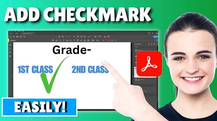 Adobe Acrobat: How to add checkmark in pdf