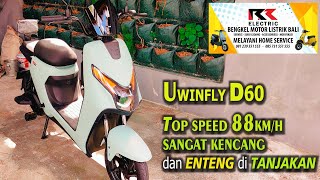 UWINFLY D60, TOP SPEED 88KM/H. STRONG ON INclines with a LOAD OF 100Kg @putradewataproduction