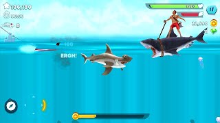 Hungry Shark Evolution HAMMERHEAD SHARK Gameplay - (iOS, Android) Part 3 screenshot 2