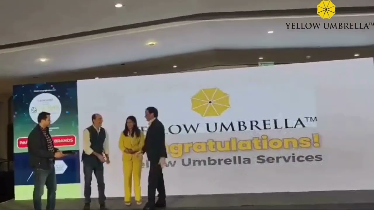 🏆 Yellow Umbrella Wins Best Digitally Enabled Company at BW Emerging Business Awards! 🚀🎉