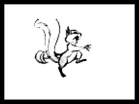 Preston Blair cartoon skip run squirel flv - YouTube